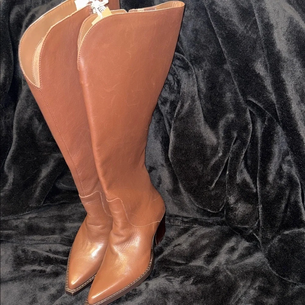 Dolce Vita Tan Over the Knee Boots New Sz 6